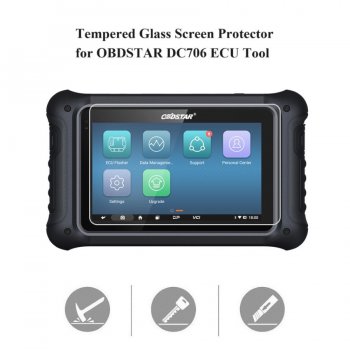 Tempered Glass Screen Protector for OBDSTAR DC706 ECU Tool